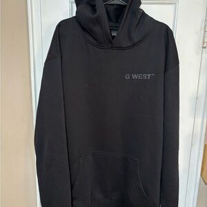 G WEST Black Hoodie for Men
